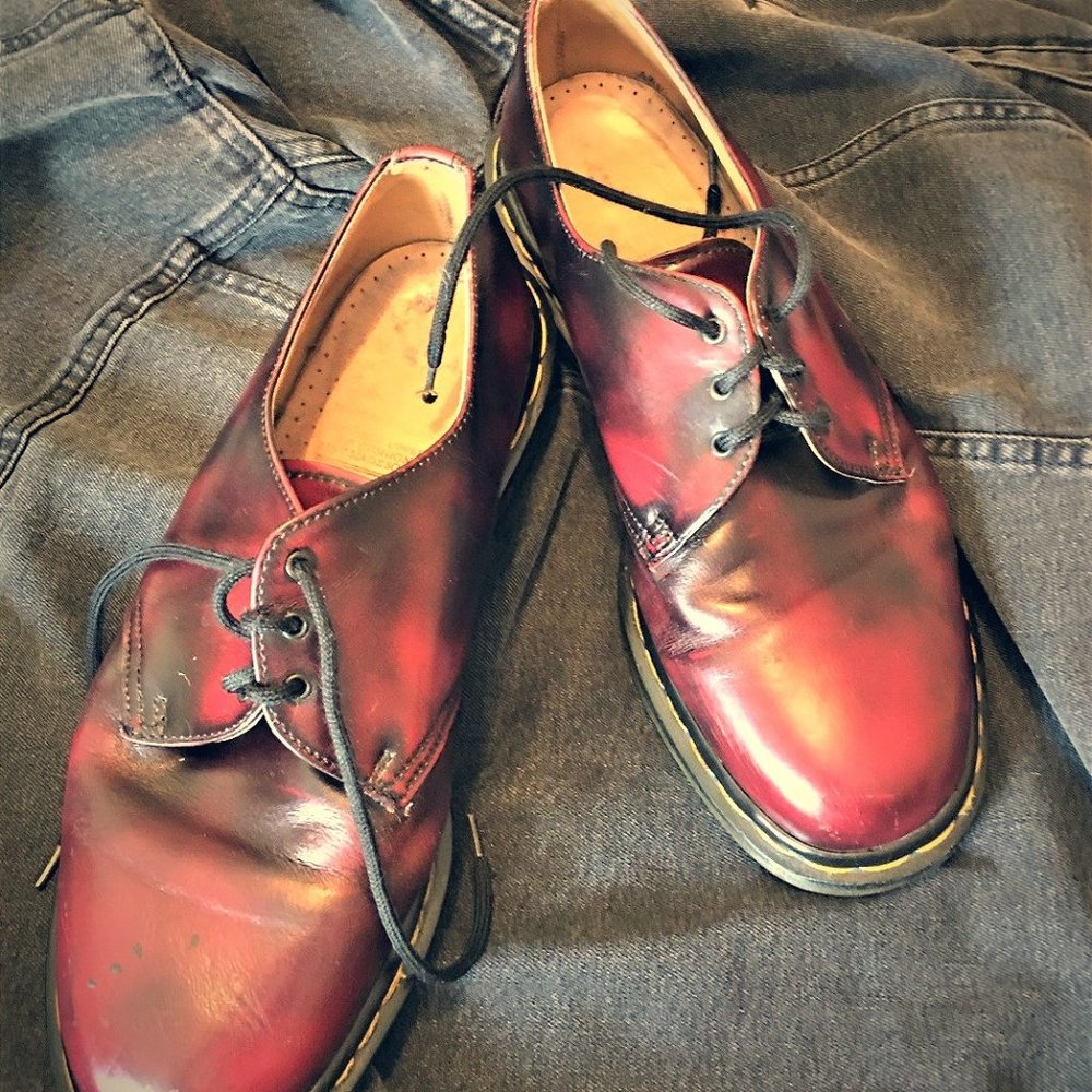 Dr. Martens 1461 Burgundy Red Shoes Sz 10M/12W